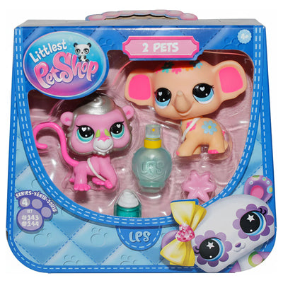 Littlest Pet Shop - Pet Pairs Bundle 4 Pack - Series 4 - Gen 7 Authentic LPS Bobble Head Toy NIB Figure, Collectible Toy Animal, Ages 4+ - My Cute Cheap Store