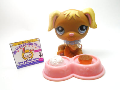 Littlest Pet Shop Golden Retriever # 788 with accessories My Cute Cheap Store