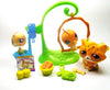 Littlest Pet Shop Leopard #388 with accessories and 2 parakeets My Cute Cheap Store