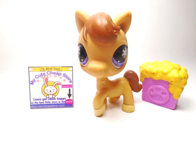 Littlest Pet Shop Horse #684 with accessory My Cute Cheap Store