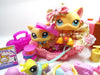 Littlest Pet Shop short hair cat #339 "Brooke " with Unique and Cute accessories and a Cricket and Kitten My Cute Cheap Store