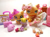 Littlest Pet Shop short hair cat #339 "Brooke " with Unique and Cute accessories and a Cricket and Kitten My Cute Cheap Store