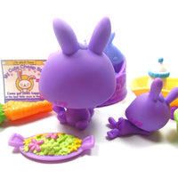 Littlest Pet Shop Mommy and Baby Bunny # 3591 #3292 with cute accessories My Cute Cheap Store
