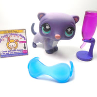 Littlest Pet Shop Purple Ferret #482 with accessories My Cute Cheap Store