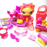 Littlest Pet Shop short hair cat #339 "Brooke "and a Mouse with original and unique lot of accessories My Cute Cheap Store