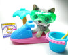 Littlest Pet Shop Husky dog #210 with accessories My Cute Cheap Store