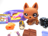 Littlest Pet Shop German Shepard #1191 with cute accessories - My Cute Cheap Store