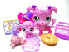 Littlest Pet Shop Mommy and Baby Poddle #3599 # 3600 with cute accessories My Cute Cheap Store