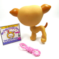 Littlest Pet Shop Greyhound #498 with accessory My Cute Cheap Store