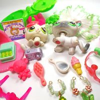 Littlest Pet Shop short hair cat #125 and kitten #100 with cute accessories My Cute Cheap Store