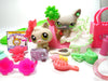 Littlest Pet Shop short hair cat #125 and kitten #100 with cute accessories My Cute Cheap Store