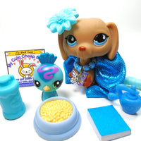 Littlest Pet Shop Dachshund #518 with cute accessories My Cute Cheap Store