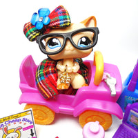 Littlest Pet Shop short hair cat #1024 with cute and unique accessories My Cute Cheap Store