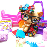 Littlest Pet Shop short hair cat #1024 with cute and unique accessories My Cute Cheap Store