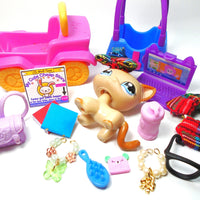 Littlest Pet Shop short hair cat #1024 with cute and unique accessories My Cute Cheap Store