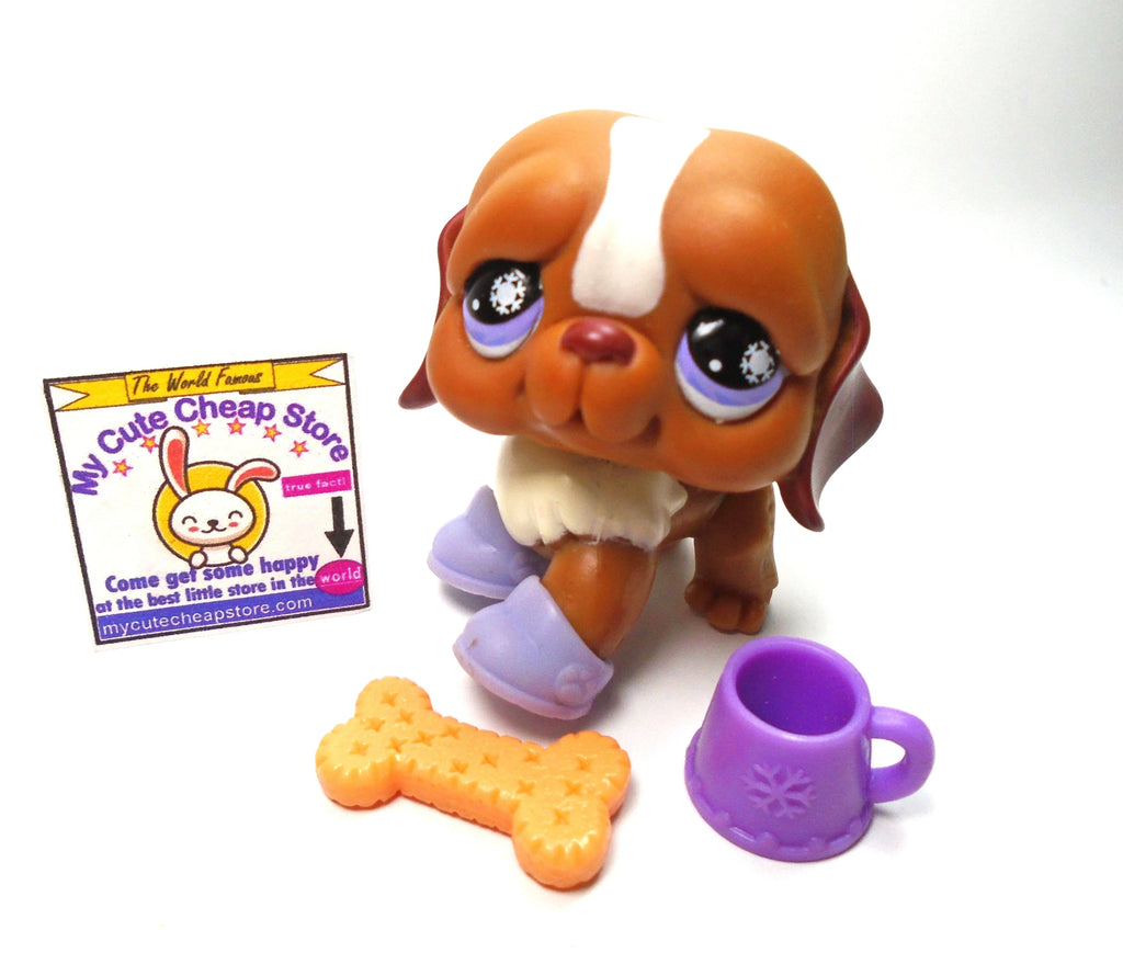 Littlest Pet Shop Saint Bernard #688 with accessories My Cute Cheap Store