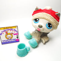 Littlest Pet Shop Husky dog #70 with accessories My Cute Cheap Store