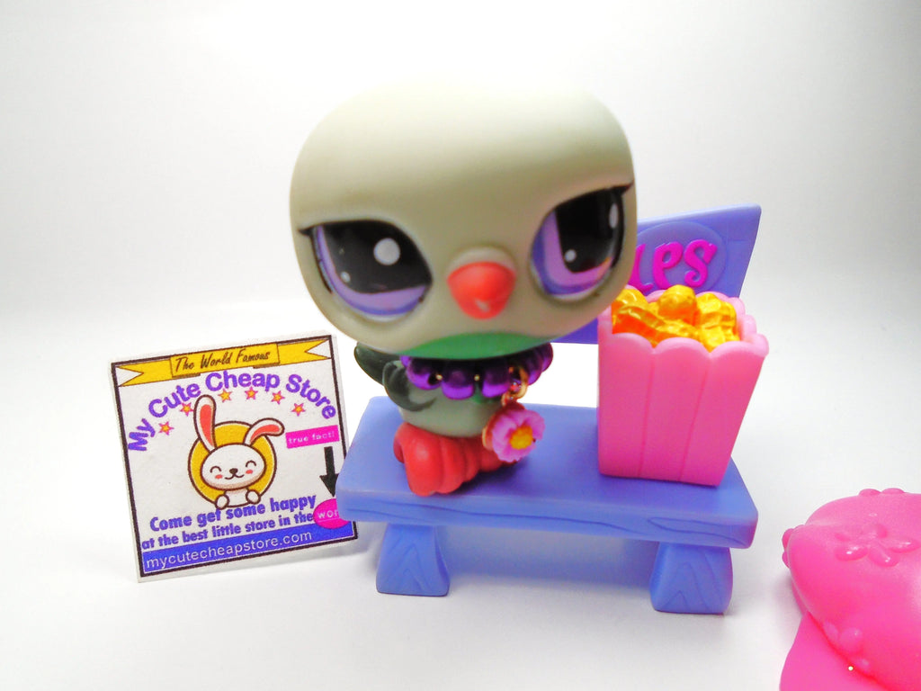 Littlest Pet Shop Pigeon #1113 with accessories My Cute Cheap Store