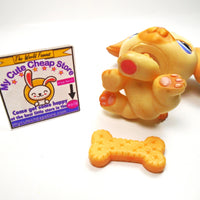Littlest Pet Shop Golden Retriever dog #286 with a bone My Cute Cheap Store