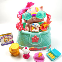 Littlest Pet Shop Postcard Persian cat #1436 with cute accessories My Cute Cheap Store