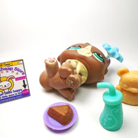 Littlest Pet Shop Brown Persian cat #371 with accessories My Cute Cheap Store