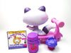Littlest Pet Shop Purple Raccoon #1622 with accessories My Cute Cheap Store