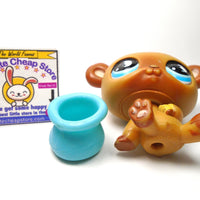 Littlest Pet Shop Bear #814 with honey My Cute Cheap Store