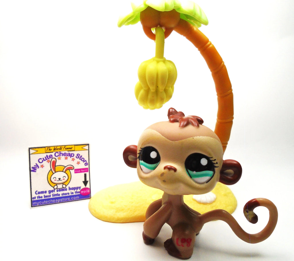 Littlest Pet Shop Monkey #1145 with accessories My Cute Cheap Store