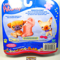 Littlest Pet Shop Pet Pairs Chihuahua #1 and Pug #2 NIB My Cute Cheap Store