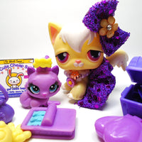 Littlest Pet Shop Angora cat #364 with cute accessories My Cute Cheap Store