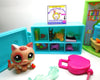 Littlest Pet Shop short hair cat #1024 and kitten #1818 with cute school accessories My Cute Cheap Store