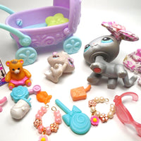 Littlest Pet Shop short hair cat #126 and kitten #2555 with cute accessories My Cute Cheap Store
