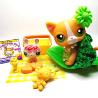 Littlest Pet Shop short hair cat #72 with cute accessories My Cute Cheap Store
