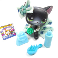 Littlest Pet Shop short hair cat #336 with accessories - My Cute Cheap Store