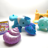 Littlest Pet Shop Glitter fish #2129 and blue fish #1315 with accessories My Cute Cheap Store