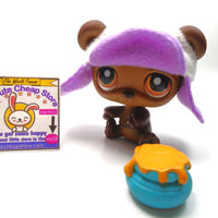 Littlest Pet Shop Around the World Bear #395 with accessories My Cute Cheap Store