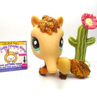 Littlest Pet Shop Glitter Anteater #2133 with a cactus My Cute Cheap Store