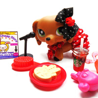 Littlest Pet Shop Monopoly Dachshund with cute accessories My Cute Cheap Store