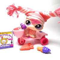 Littlest Pet Shop Angora Bunny #1894 with cute accessories My Cute Cheap Store