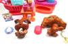 Littlest Pet Shop Cocker Spaniel #960 and Baby Boxer #657 with cute accessories