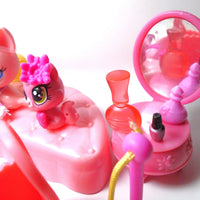 Littlest Pet Shop Rare Pink Sitting cat #2593 with unique and cute accessories plus minis My Cute Cheap Store