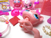 Littlest Pet Shop Rare Pink Sitting cat #2593 with unique and cute accessories plus minis My Cute Cheap Store