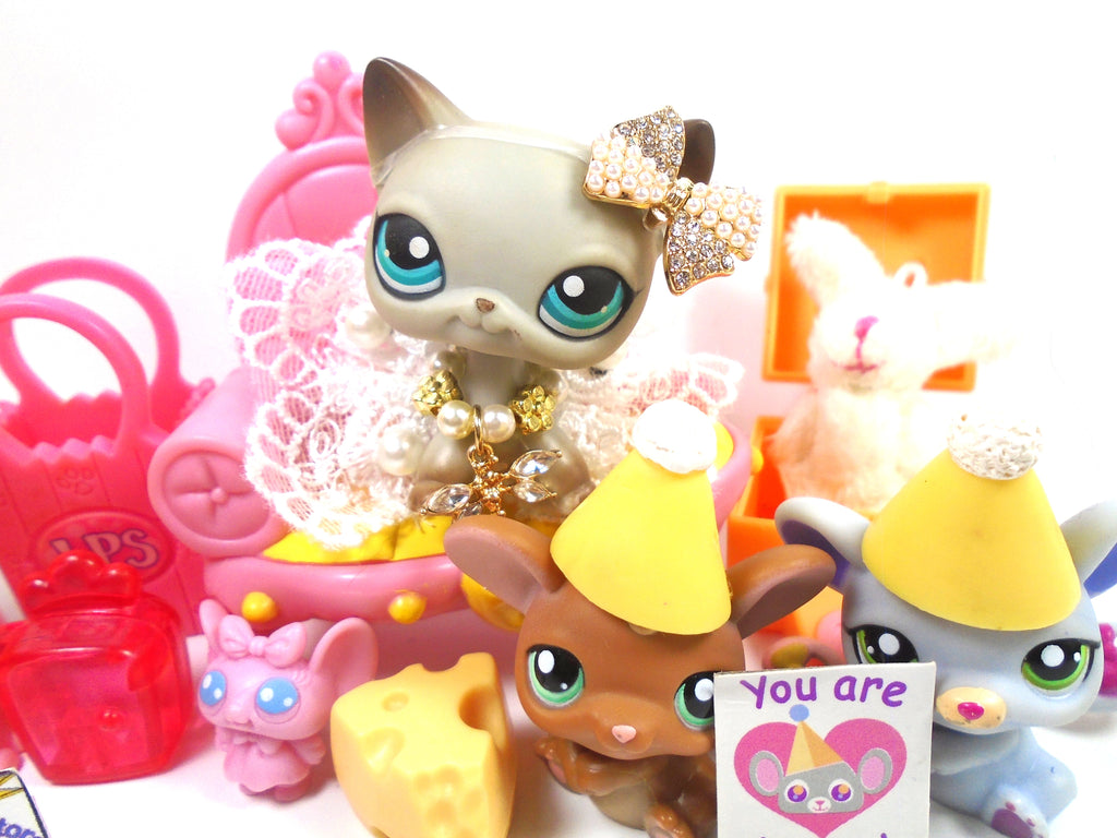 Old Littlest Pet Shop toys rare LPS dogs cute puppy toy for girls  collection