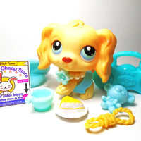 Littlest Pet Shop Cocker Spaniel #91 with cute accessories My Cute Cheap Store