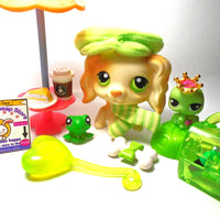 Littlest Pet Shop Cocker Spaniel #347 with cute accessories My Cute Cheap Store