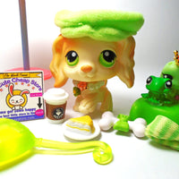 Littlest Pet Shop Cocker Spaniel #347 with cute accessories My Cute Cheap Store