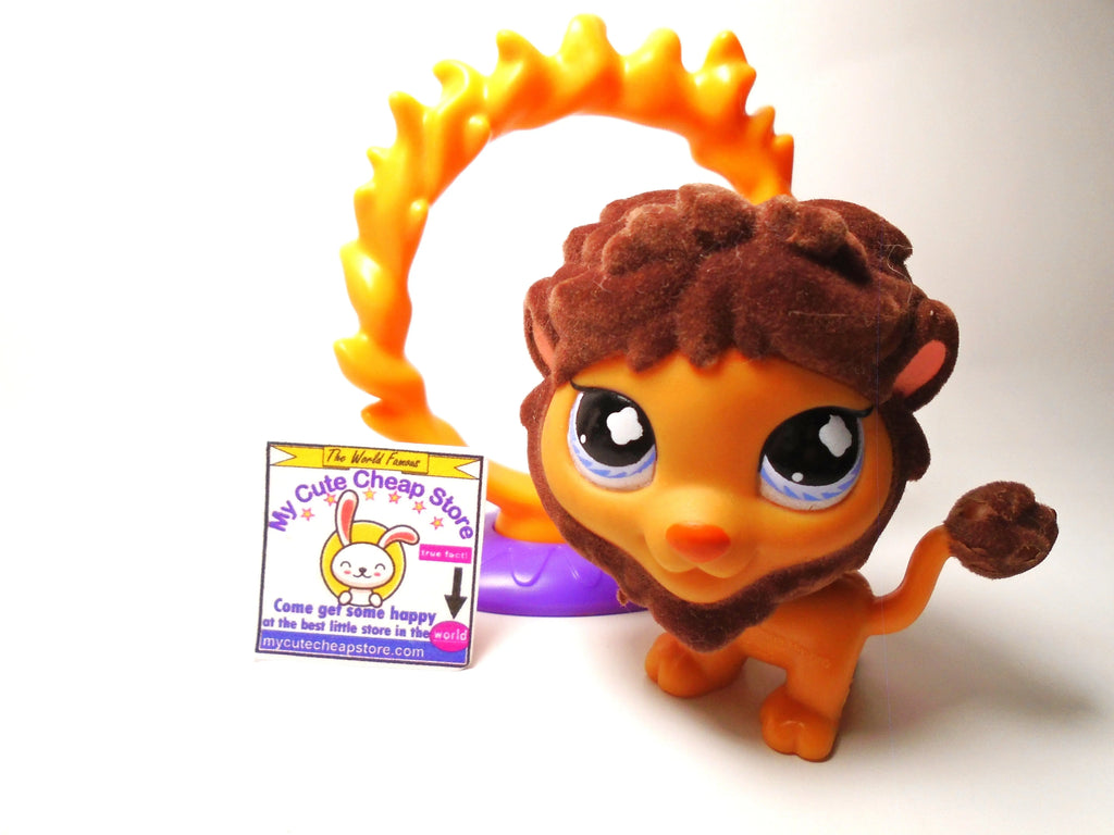 Littlest Pet Shop Lion #809 with accessories My Cute Cheap Store
