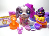 Littlest Pet Shop purple Cocker Spaniel #672 with cute accessories My Cute Cheap Store