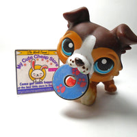 Littlest Pet Shop Collie dog #237 with original accessories My Cute Cheap Store