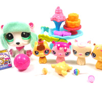 Littlest Pet Shop Polar Bear #2298 with Sweet Delight Babies with cute accessories - My Cute Cheap Store
